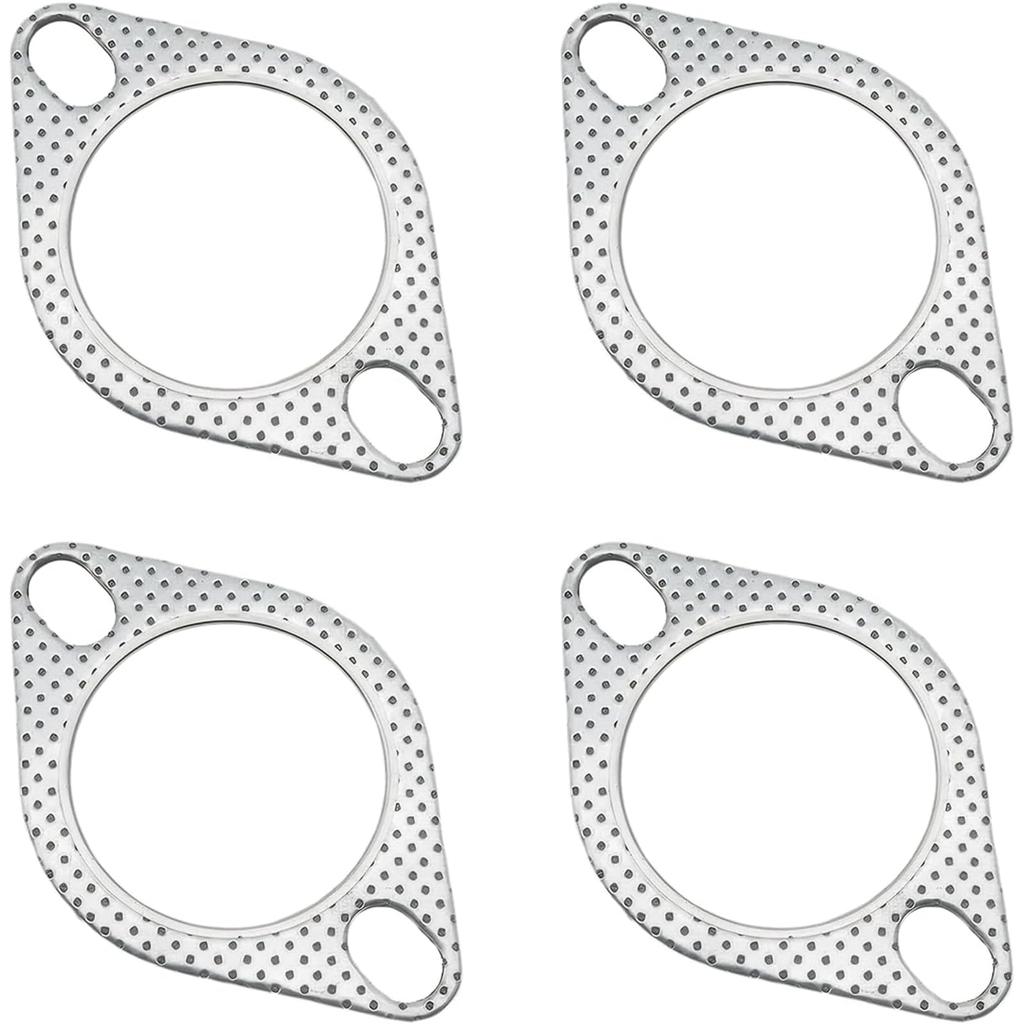 BOJIDO Muffler 60mm X Set of High Temperature Easy for Cars and Engine Cover Flange Exhaust Turbo Ceramic Coating Gaskets, 2mm, 4, Resistant,
