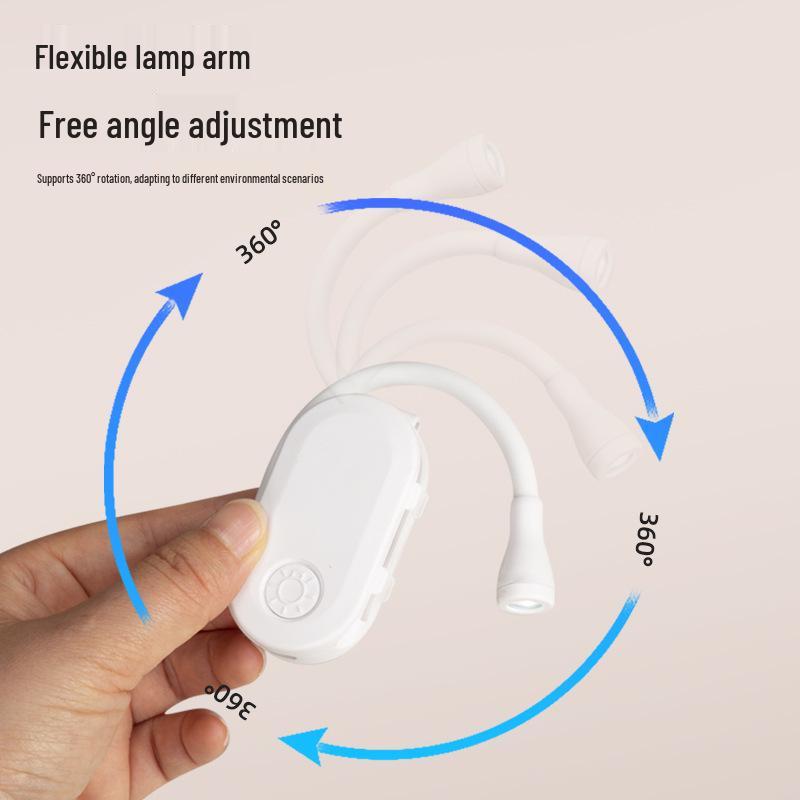 Portable LED Night Light: Eye-Safe, Clip-On Design for Reading and Studying