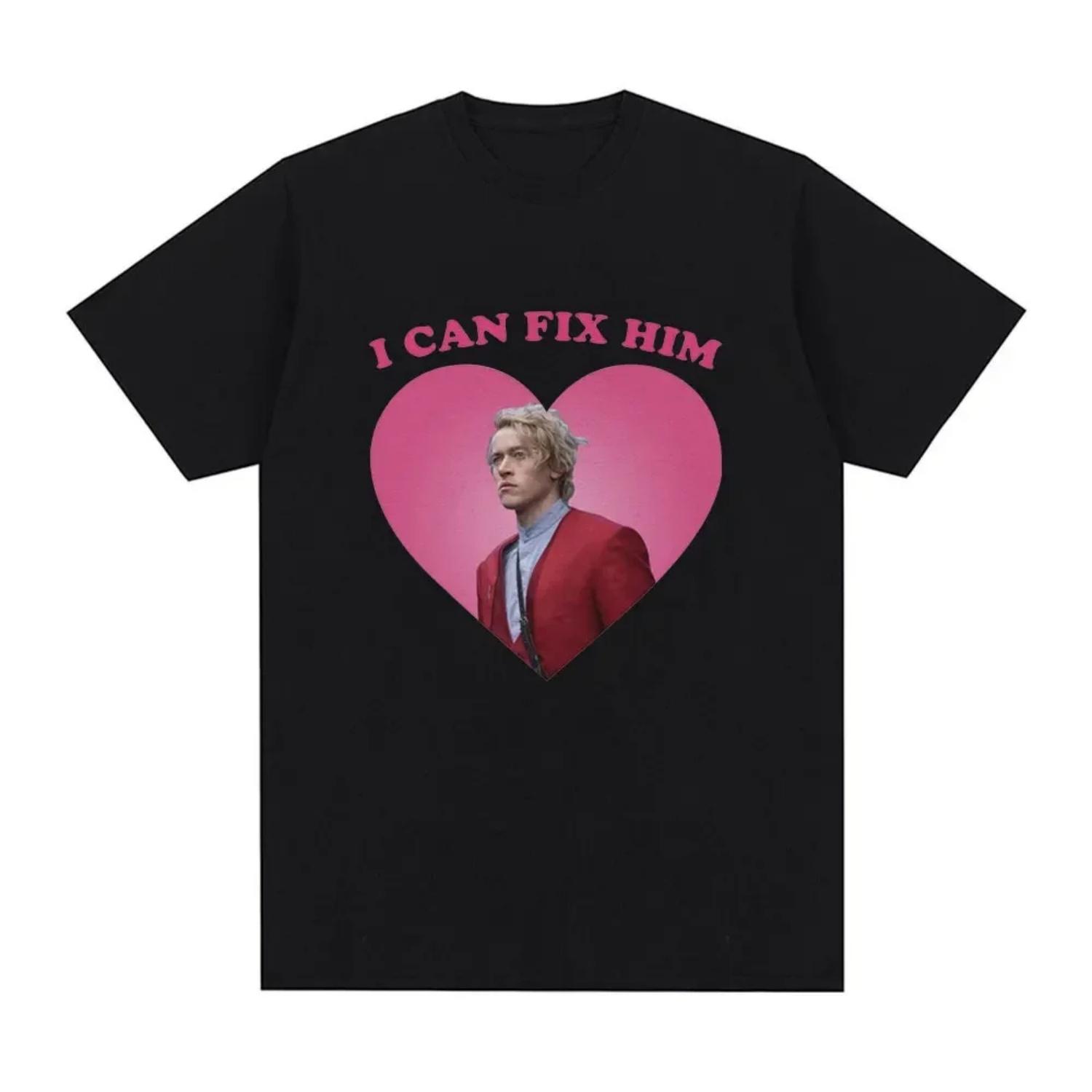 

I Can Fix Hem Coriolanus Snow T-shirt s Fashion Casual Short Sleeve T-shirt Summer Extra Large T-shirt S чёрный