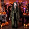 Realistic Black-haired Ghost Mask Spooky Terrifying Cosplay Mask Scary Ghost Mask  Haunted House