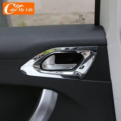 Für Peugeot 208 2015 - ABS Chrom 2Stk/Set Vordertürgriff Schalenabdeckung Innentürschalenverkleidung