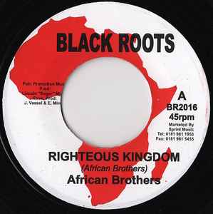 

7inch Record AFRICAN BROTHERS - Righteous Kingdom NONE Black Roots UK Reggae, Ska & Dub Used