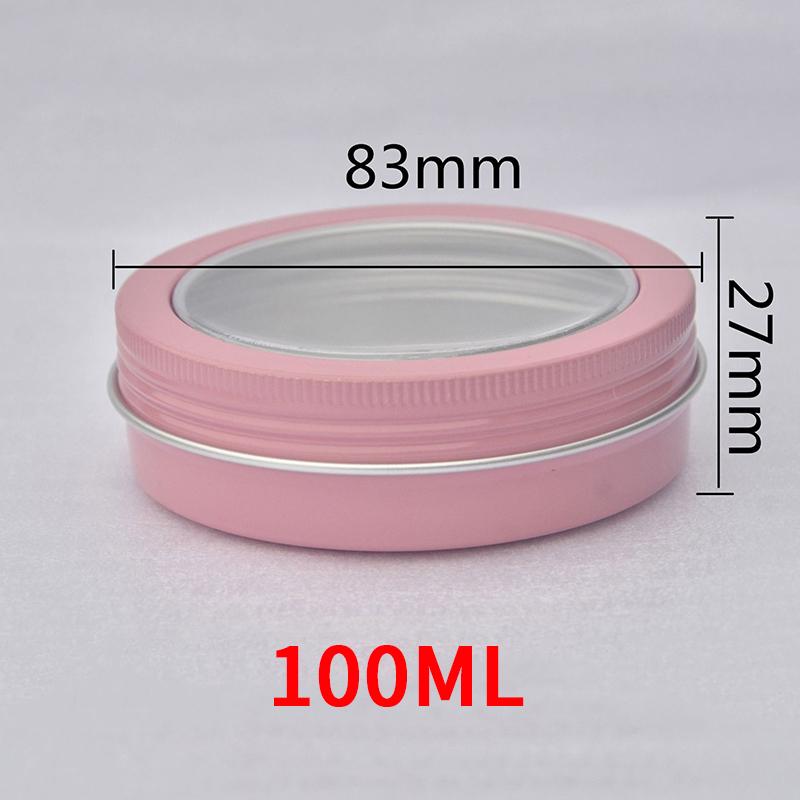 10 szt. Aluminiowe Puszki Pojemniki Pudełka 5ML/10ML/15ML Puste Na Krem Balsam Paznokcie Świeca Kosmetyki Okrągłe