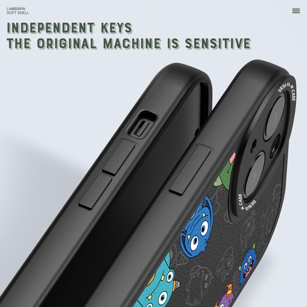 Popüler PU Deri Telefon Kılıfı iPhone Samsung Galaxy Xiaomi Redmi VIVO OPPO HUAWEI Onur Infinix Yumuşak Arka Kapak Coque