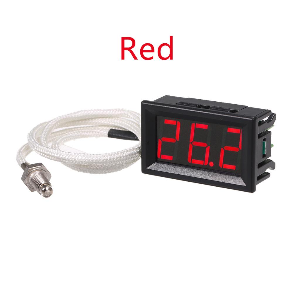 

Industrial High Temperature K-Type M6 Thermocouple Thermometer 12V -30~800 Degree Digital Temperature Meter Tester XH-B310 червоний