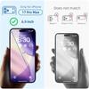 Coque de Protection - BOOLING - pour iPhone 17 Pro Max - Silicone Antichoc avec Anneau Rotatif - Noir