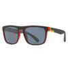 Custom Minus Masculino Made Myopia Prescription Lens Square Fullrim Sports Colorful Mirror Sunglasses 1 To5