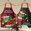 Christmas Aprons For Adults Thickened Apron Holiday Xmas Kitchen Apron Apron For Family Party Holiday