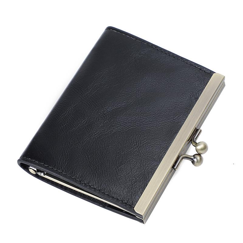 2022 Dámský držák na ID karty z pravé kůže Retro s více drážkami z hovězí kůže