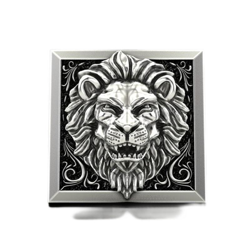 Weiwan European and American Lion Two-Piece Italian Fashion Men's Ring