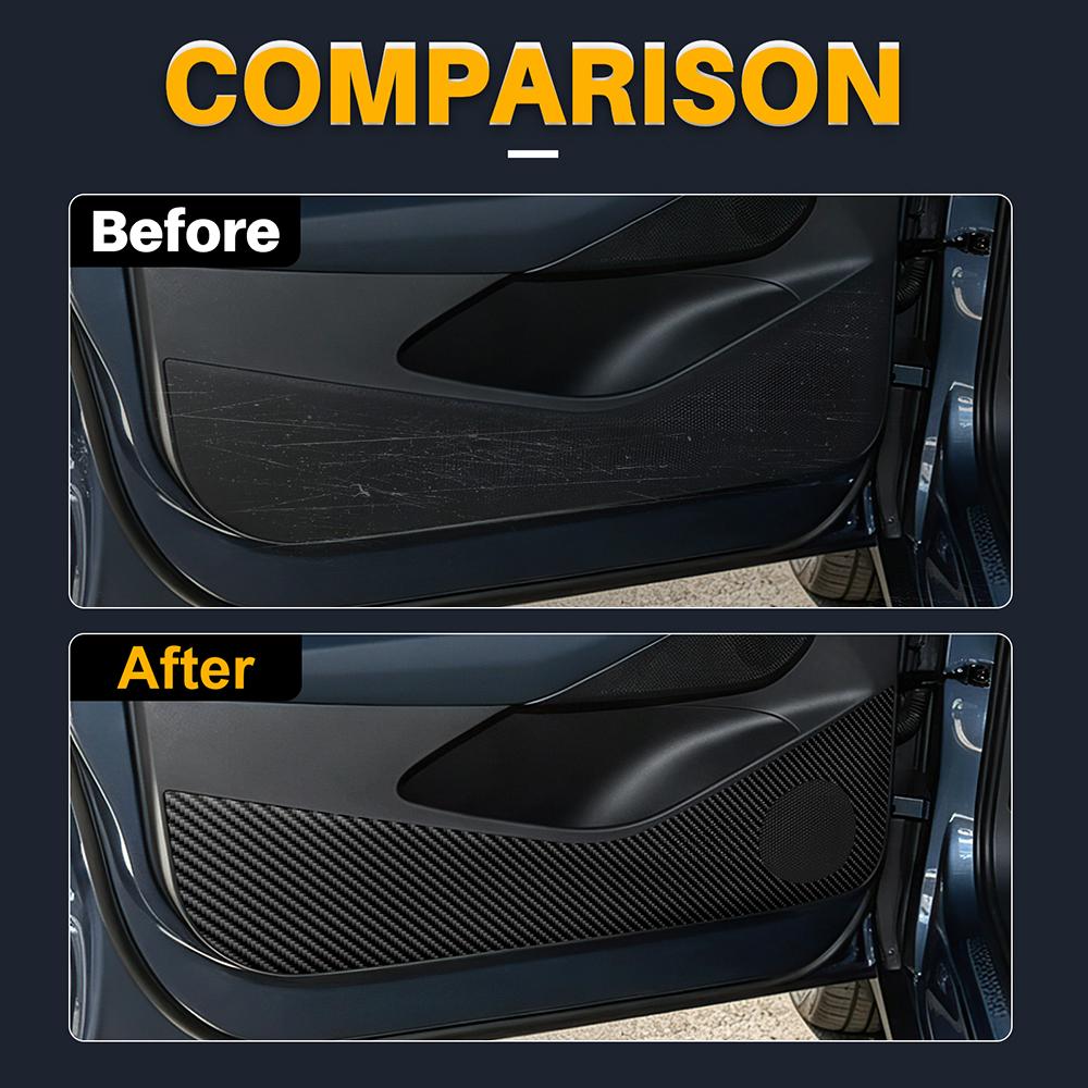 Premium Suede Door Protector 4P for CUPRA Tavascan 2024 2025 2026 Interior Anti-Scratch Moulding Kit