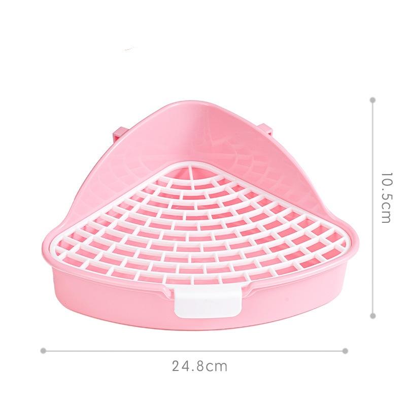 Large Capacity Triangle Toilet Mini Pet Urine Bowl Placed in The Corner of The Wall Appropriately A Variety of Color Options