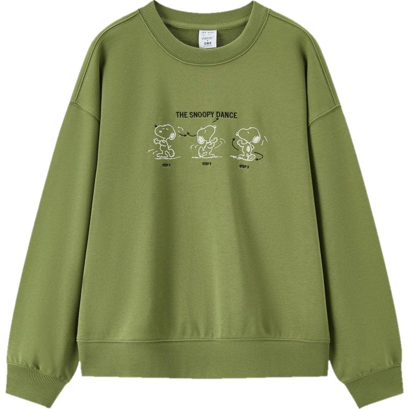 

Женский мультяшный свитшот Semir Snoopy свободного кроя S