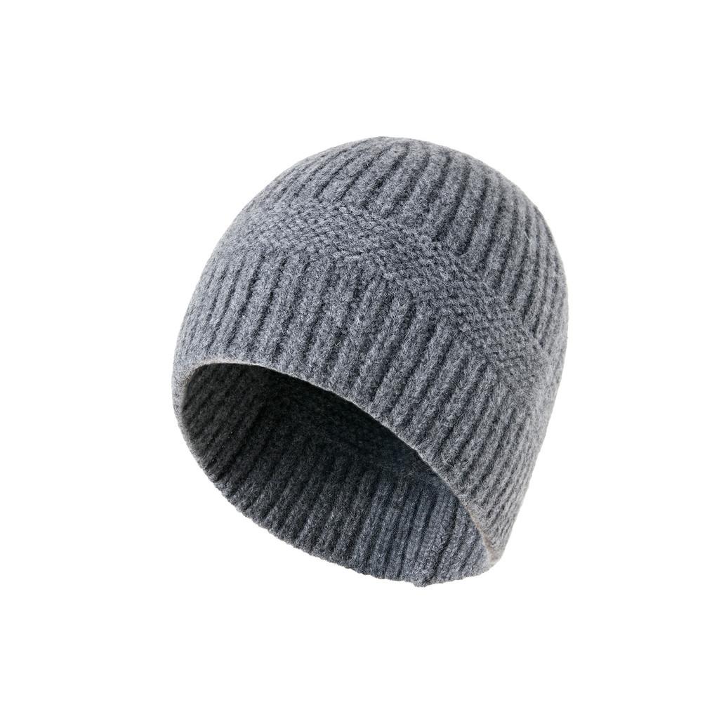 Einfarbige Strickmütze Für Männer Frauen Winter Outdoor Warm Plüsch Beanie Für Lässigen Stil