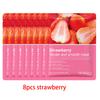 8pcs Face Mask Natural Fruit Plant Moisturizing Oil-Control Blueberry Orange Strawberry Rose Facial Masks Skin Care Cosmetics