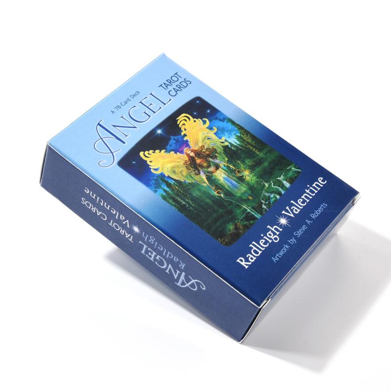 78 STÜCKE Engel Tarot Karten Box Set Deck Tisch Brett Karten Spiel auf Englisch Spielkarten für Party