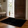 Celestial Hands Art Print Floor Mat Soft Flannel Absorbent Mat Non-Slip Rug Home Bedroom Bathroom