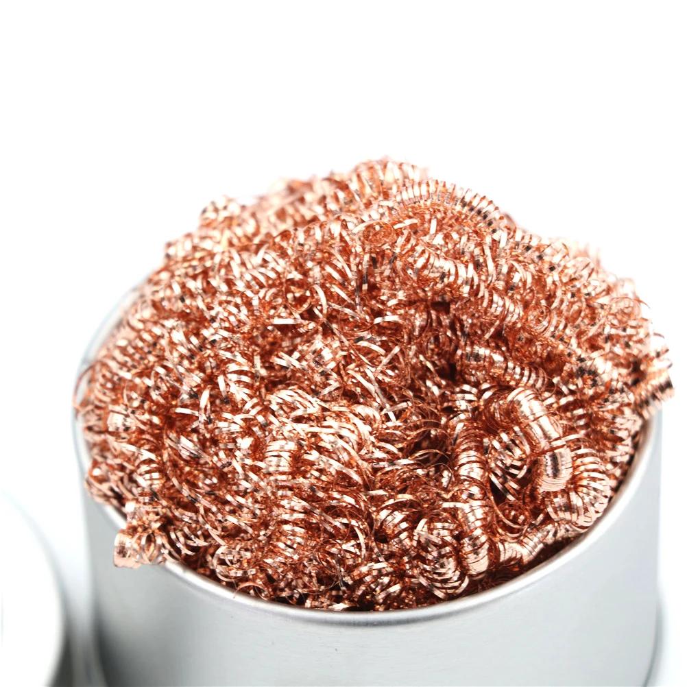 Soldering Iron Tip Cleaner Non-Slip Wire Ball Tin Remover for Soldering Irons and Tips
