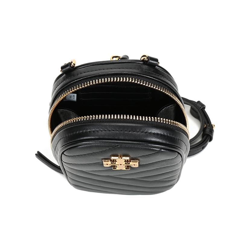Tory Burch Kira Logo Lambskin Shoulder Crossbody Phone Bag Small Women Bags Black 73515-001