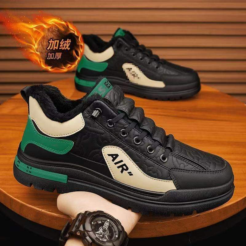 Northeast Snow Boots Men's Shoes Winter Velvet Thickened Minus 40 Degrees Waterproof and Cold-proof Outdoor One-pedal Warm Cotton Shoes