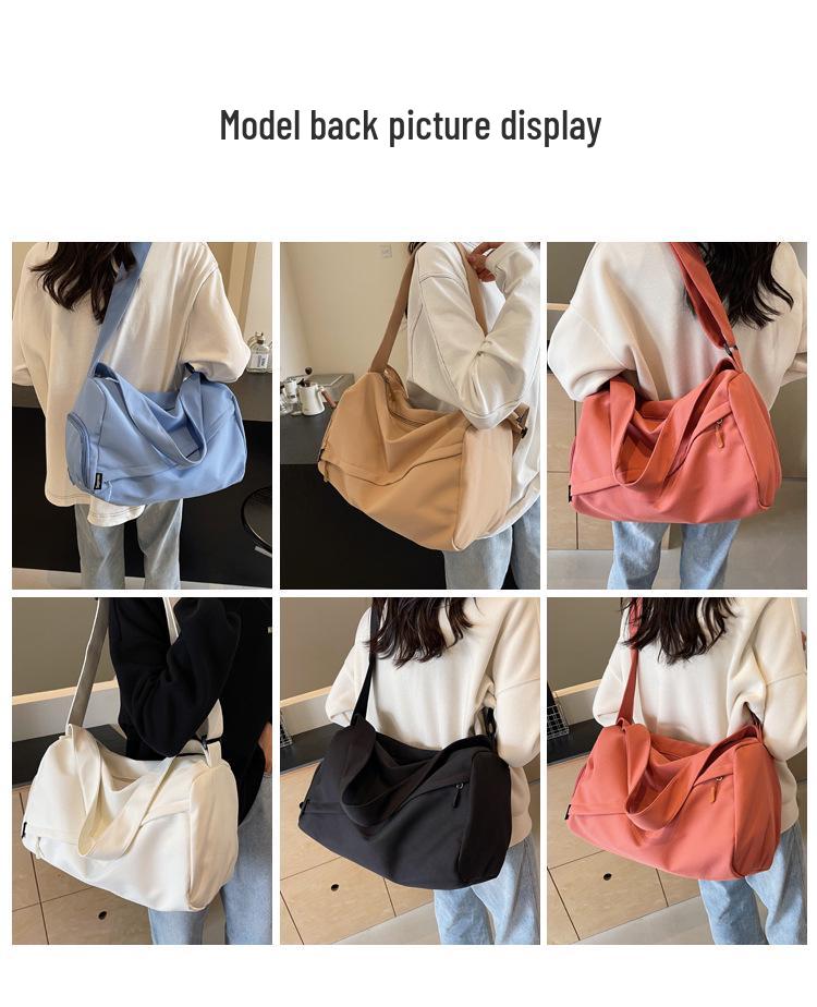 Travel Bag Large Capacity, Dry & Wet Separation, Lightweight Sports & Fitness Crossbody Bag for Short Trips