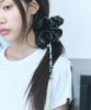 Oart Beads Scrunchie [Metalic Black]