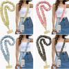 Solid Color Handbag Wide Colored Straps Hanging Handbag Belt Portable Hanging Cord  for Unisex