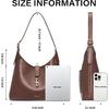 CLUCI Womens Purses and Handbags, Soft Vegan Leather Hobo Bags with Adjustable Strap, Lightweight Slouchy Shoulder Bag
