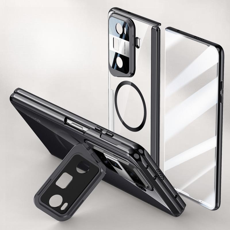 Suitable for HONOR Magic Vs3 Phone Case, Film, Foldable Screen, Magnetic Stand, All-inclusive Anti-drop, Business Men