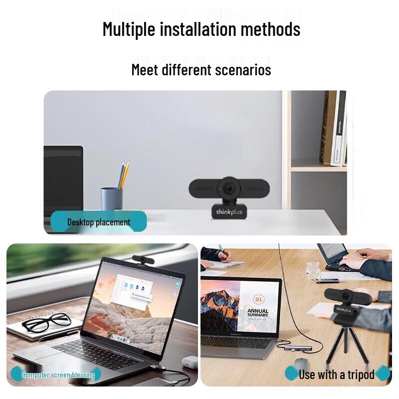 Lenovo Thinkplus 1080P HD Webcam with Microphone (CN Version)