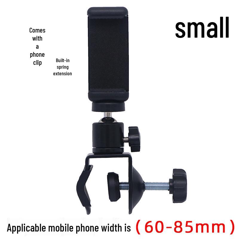 U-Shaped Multi-Functional Phone Clip with 360° Rotating Ball Head
