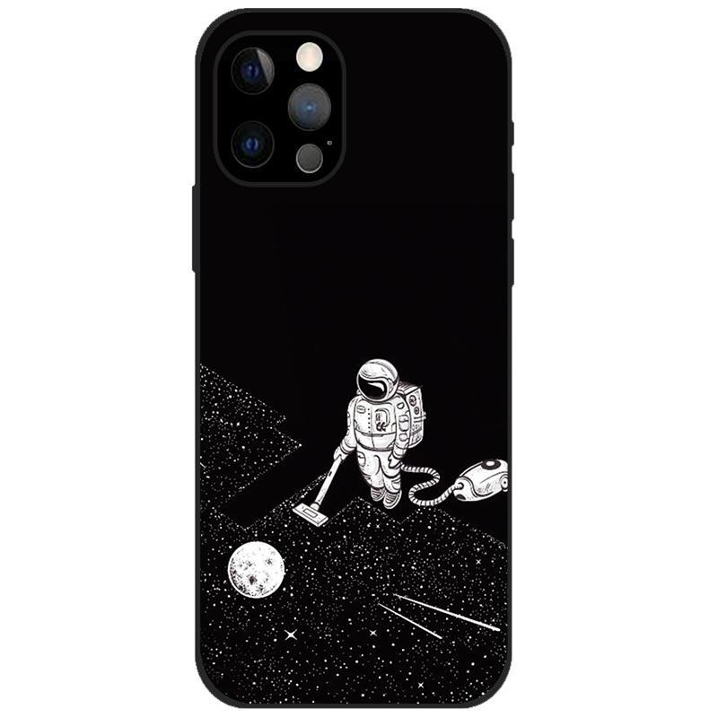 For iPhone 12 Pro Case iPhone12 Pro Bumper Silicon TPU Soft Phone Cover For iPhone 12 Pro Max / 12 Mini Case Cartoon Funda 12Pro