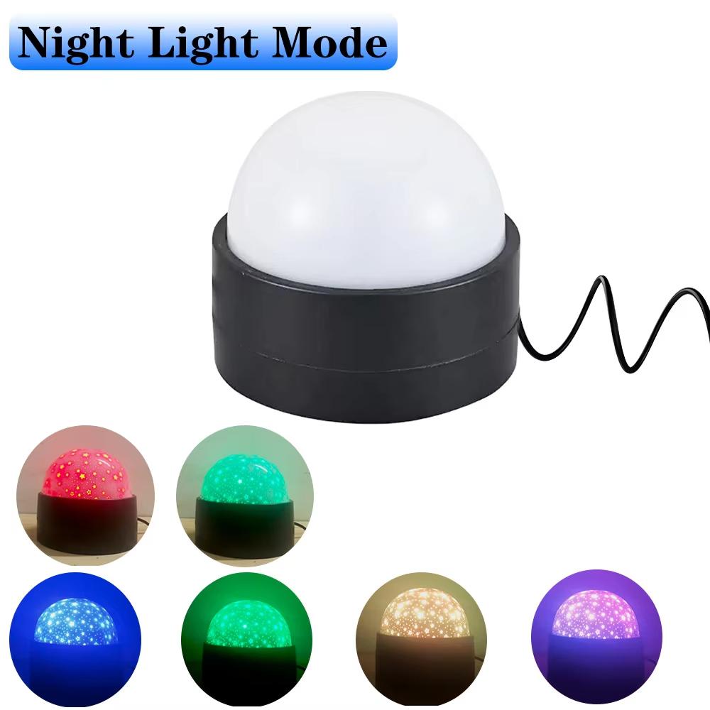 New Star Projector Night Lights LED Spotlight USB Plug-in Mood light For Bedroom Party Starry Sky Moon Atmosphere Light Decor