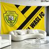 Al-Wasl F.C Wall Tapestry Aesthetic Wall Hanging Printed Fabric Blanket Decorative Tapestries for Bedroom Living Room Home Decor
