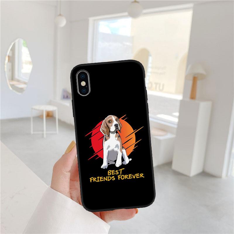 LO14 Beagle Dog Soft Shell Phone Case for Redmi Note 10 11 12 Pro Max 10S 10C 10T 11A 11S 12S 12C