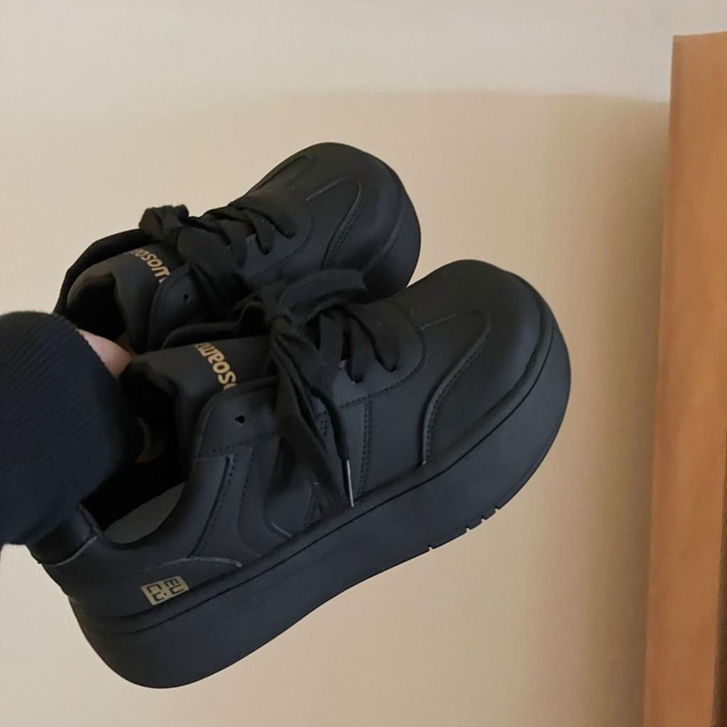 Niche Design Big Head Board Shoes Children's Autumn New Ins Thick-soled Versatile Casual Student Sports Shoes