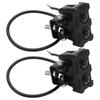 1 Paar LED-Arbeitsscheinwerfer für Motorräder, geeignet für Offroad-Motorräder, UTVs und ATVs mit M8-Befestigungsöffnung