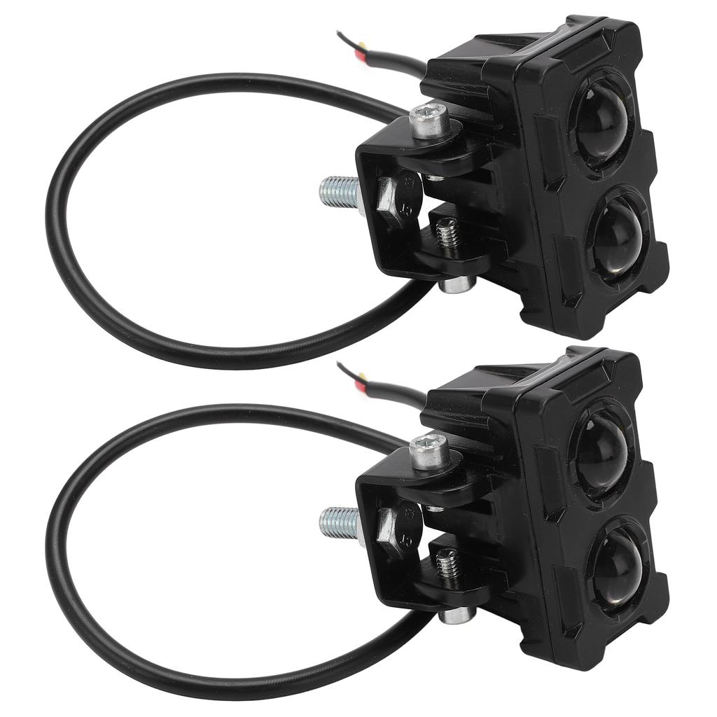1 Paar LED-Arbeitsscheinwerfer für Motorräder, geeignet für Offroad-Motorräder, UTVs und ATVs mit M8-Befestigungsöffnung