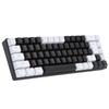 Membrane Gaming Keyboard 68 Keys RGB Backlit Ergonomic USB Interface Computer Keyboard for   System   Family