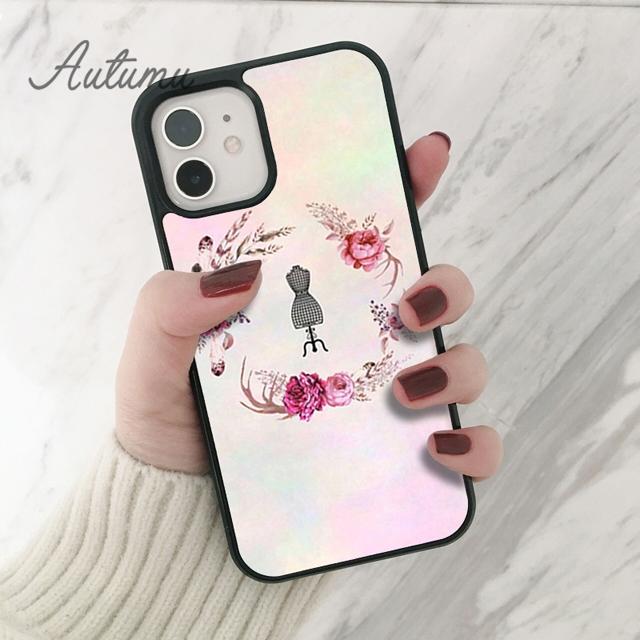 Sewing Machine Phone Case for iPhone 11 12 13 14 Pro Max Mini X XR XS SE 2020 5 6S 7 8 Plus Samsung Galaxy S21 S22 Cover Shell