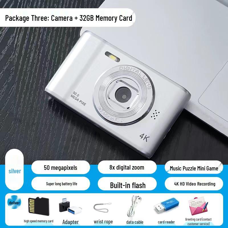 5000W Pixel HD Portable Digital Student Camera with CCD