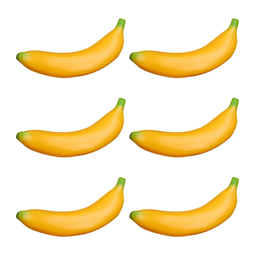 6Pieces Washable Faux Fruit Kitchen Decoration Realistic Fruits Replicas for Festival Parties Supplies and Home Accent