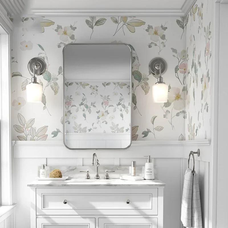 

Современные отслаивающиеся обои с цветами, самоклеящиеся обои с натуральными цветами, водонепроницаемые съемные обои с листьями, домашний декор 44CMX1M