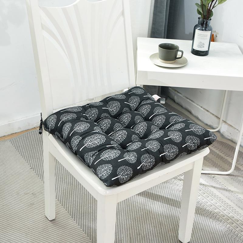 Thickened Printed Chair Seat Pad for Office, Student, or Dining Chairs