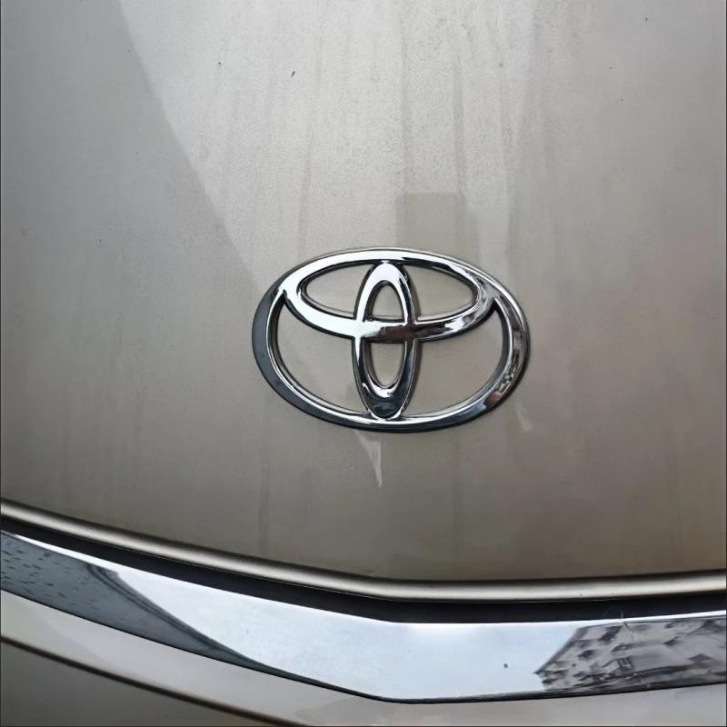 1pc 3D Car Emblem Sticker For Toyota Front Grill Hood Rear Trunk Logo Corolla Camry RAV4 Hilux Yaris Prius Prado Badge Accessory