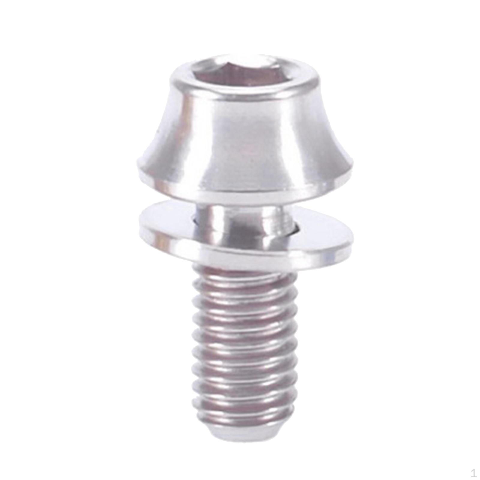 Cycling Water Bottle Cage Bolts M5 * 12mm for Mountain Bike Silver