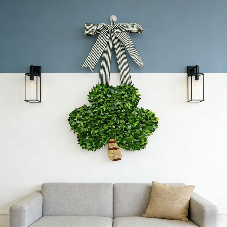 Charming . 's Shamrocks with Plastic for Door Hanging and festives Cheer