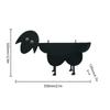 Metal Sheep Toilet Paper Roll Holder Wall Mounted Free Standing Toilet Paper Stand Shelf Tissue Paper Storage Stand for Bathroom