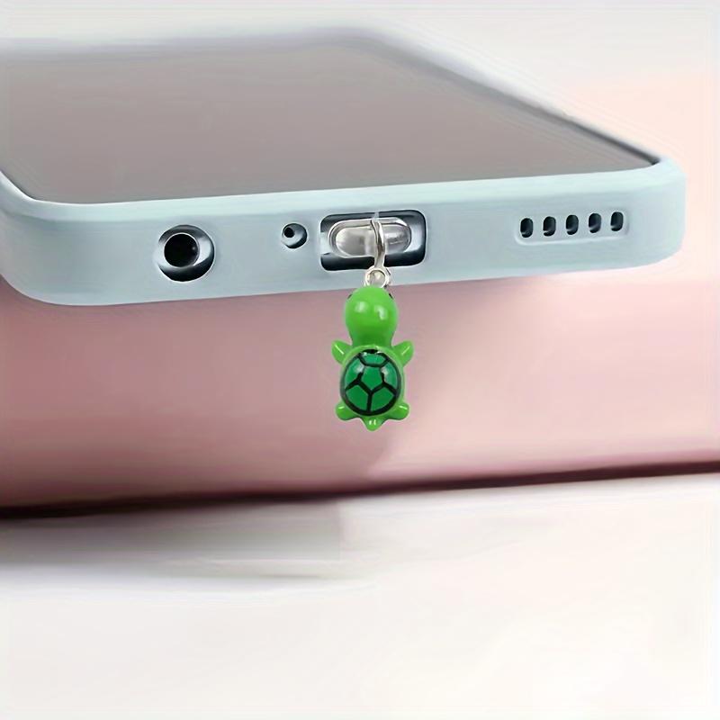 1 Cute Little Turtle Mobile Phone Tablet Earphone Dust Plug Suitable for Iphone Type-C,mobile Phone Decorations