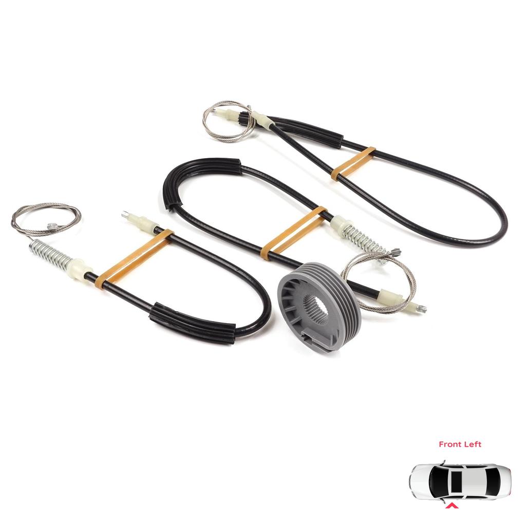 BWR5552 Window Regulator Repair Set Left Door for Mitsubishi Colt CZC Cabriolet RG 2006-2009 98031403